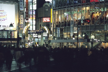 Hachiko intersection in Shibuya