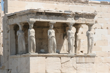 Caryatids at Erechtheion