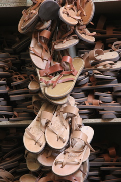 Finished sandals
